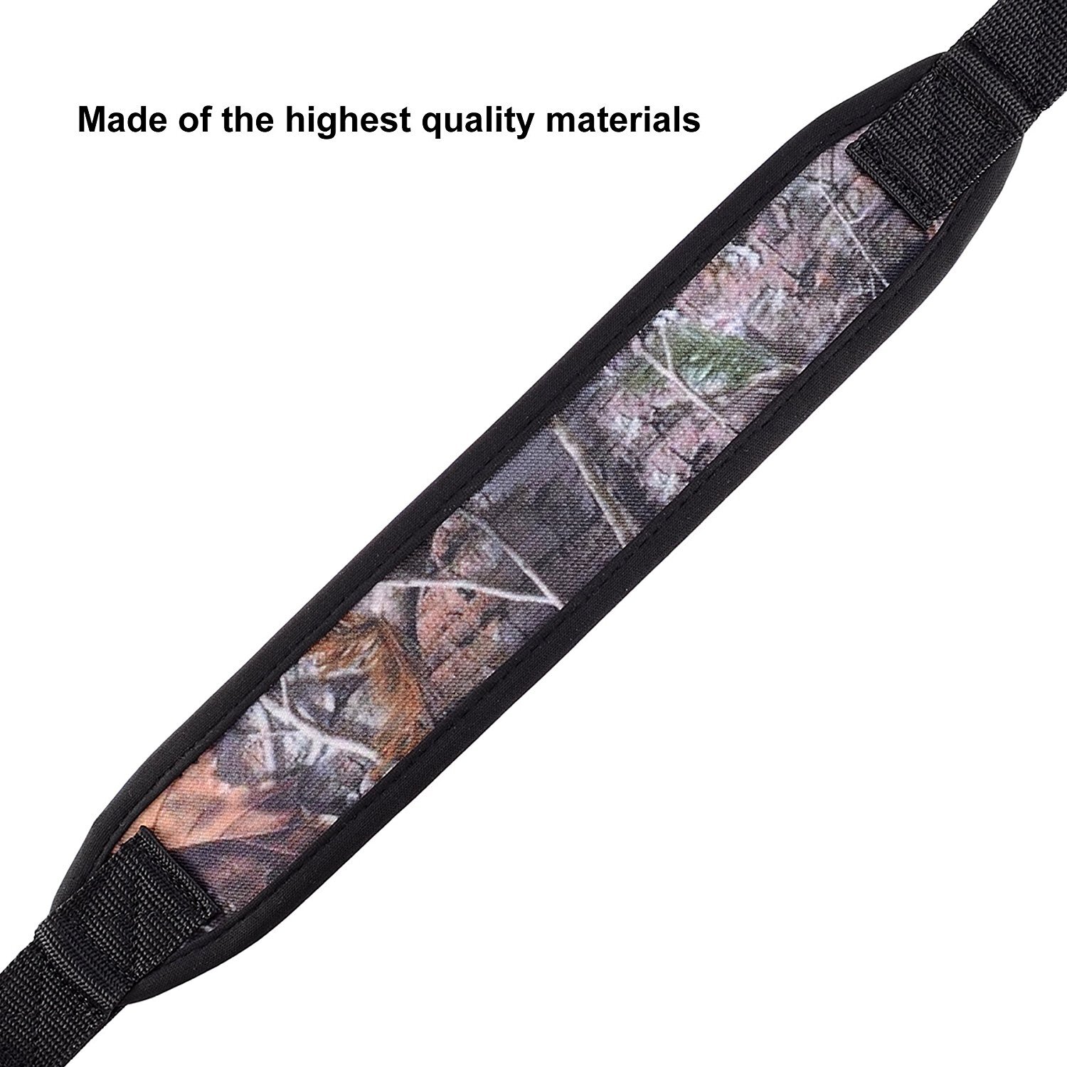 Two Point Rifle Gun Sling with Swivels,Durable Shoulder Padding Strap Adjustable