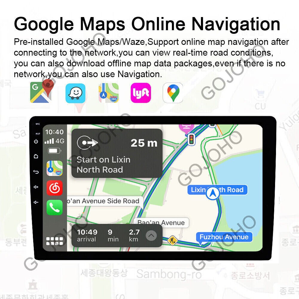 64GB Android 13 Apple CarPlay Car Stereo Radio GPS For Honda CRV CR-V 1995-2001