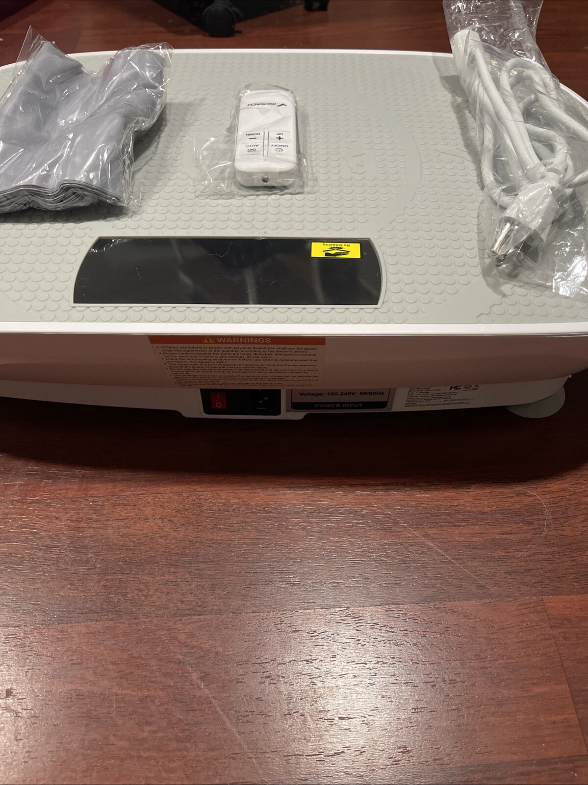 *NEW Opened box* MERACH 2398 Vibration Plate Exercise Machine Gray W/ Remote