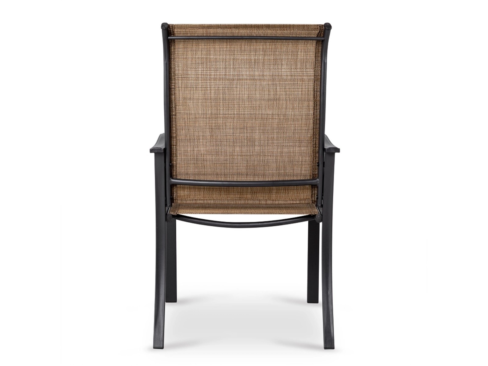 SET OF 2 Nuu Garden Outdoor Dining Chairs Textilene Fabric with Armrests Patio