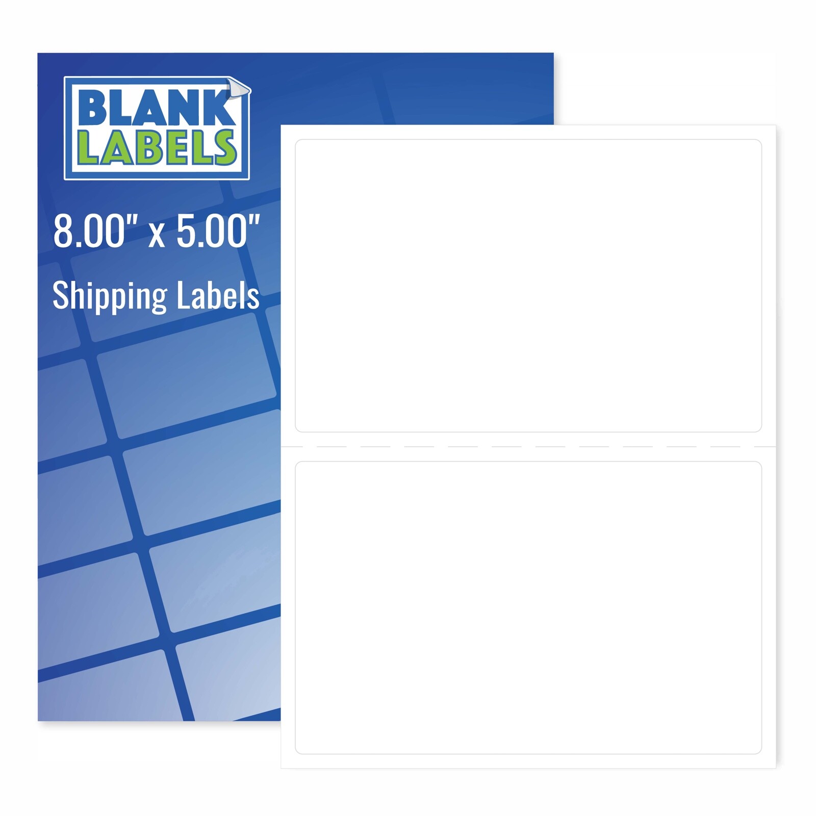 Round Corner Shipping Labels PayPal eBay UPS Stamps Laser Ink Jet Half Sheets