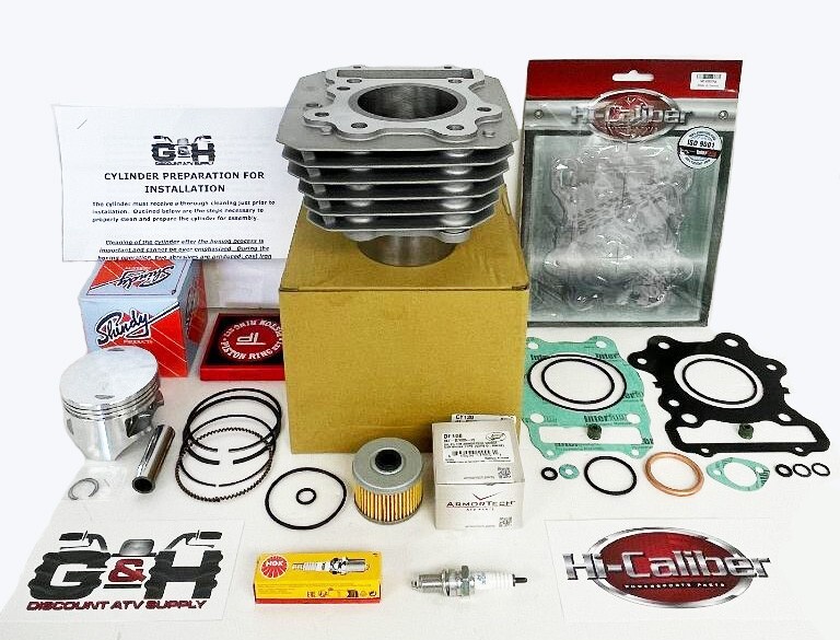 Cylinder Engine Motor Top Rebuild Kit FOR 1988-2000 Honda TRX 300 Fourtrax ATVs