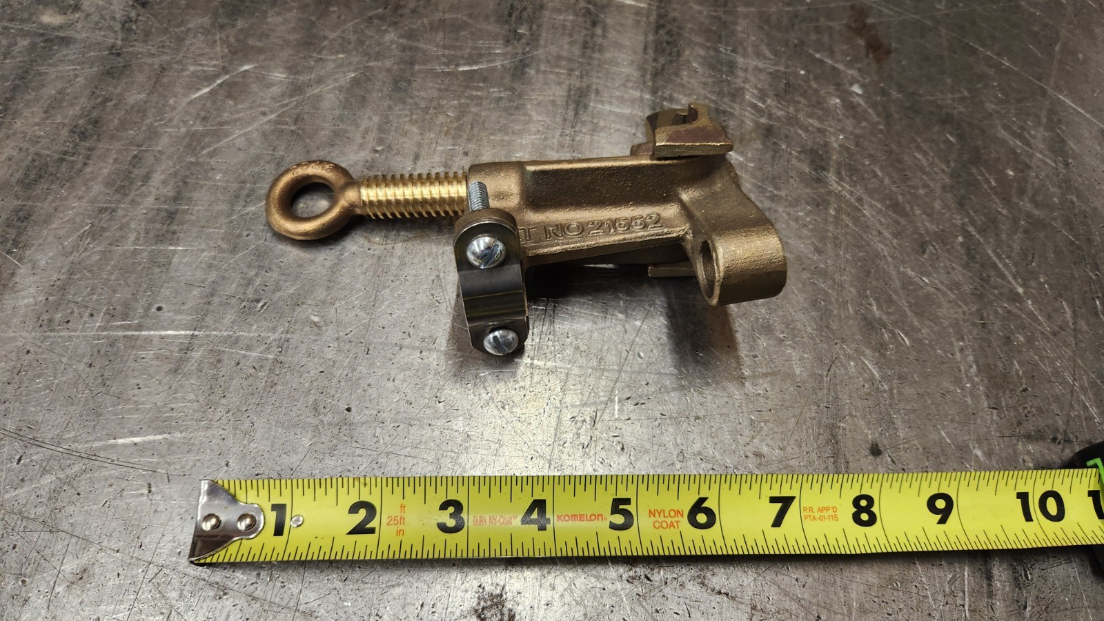 Hastings 21552 Clamp Bronze C Style Cable Ground Grounding Jumper Part NEW