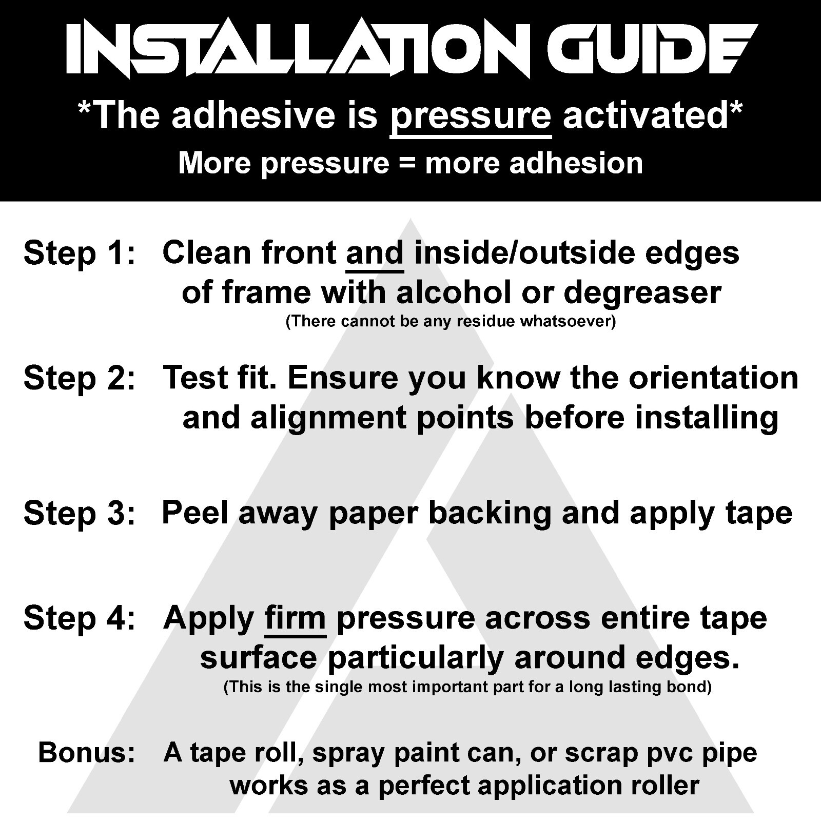 Black Rubberized HIGH TACK Dirt Bike Grip Tape Material │ 14" x 11" Blank Sheet