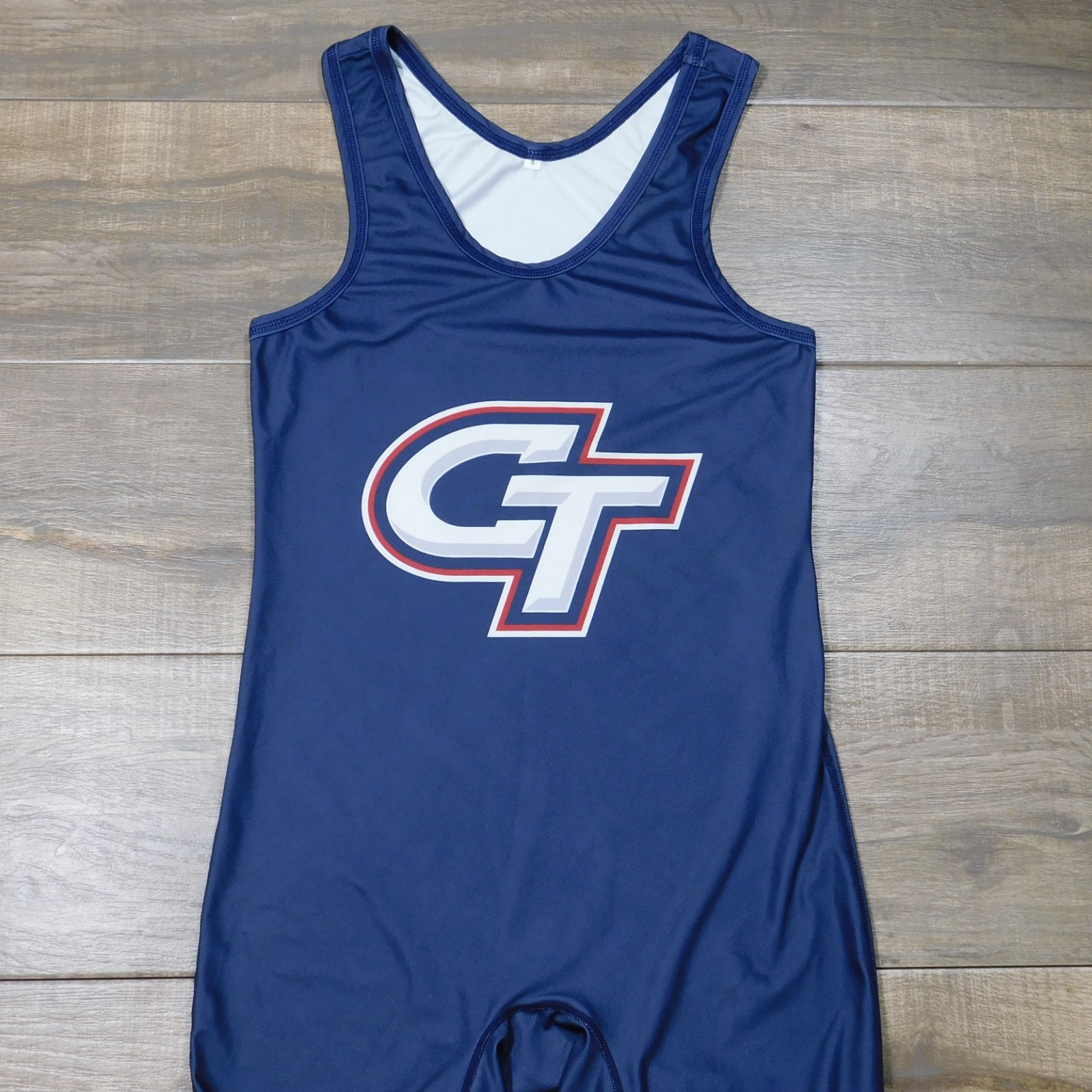 COLONY TITANS Ontario California High School Spandex Wrestling Singlet Men's S