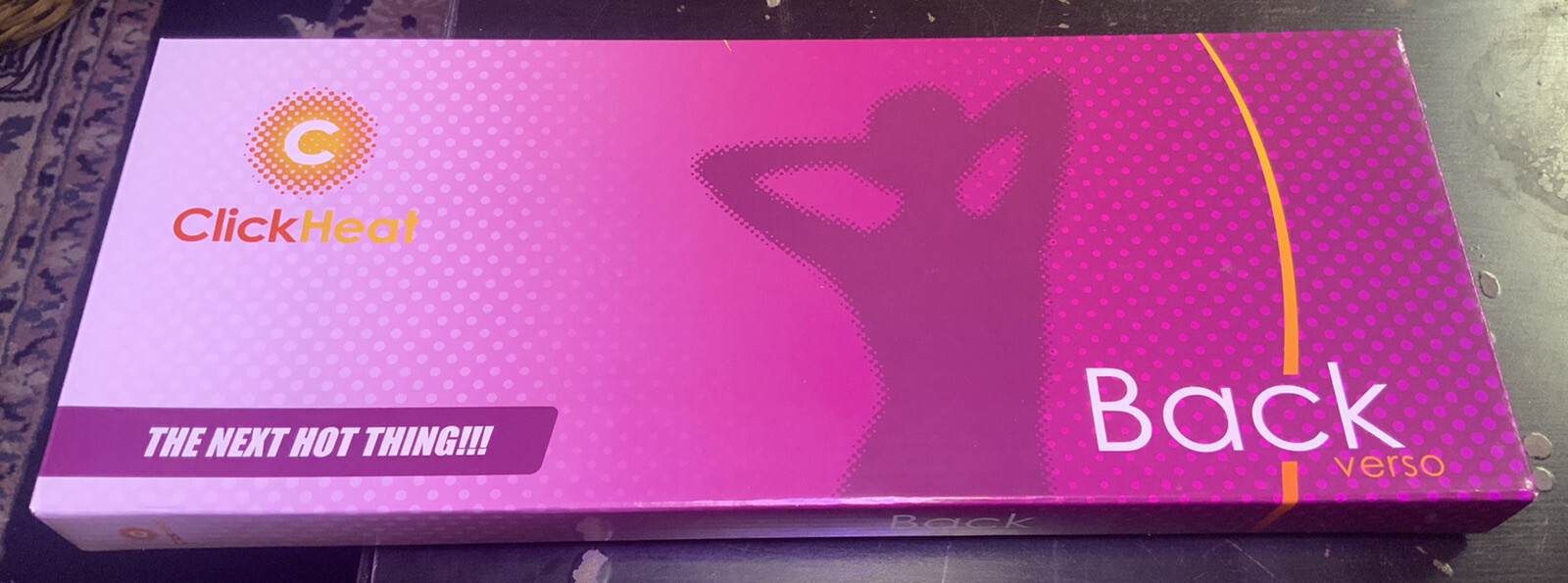 Click Heat Back Verso Pain Relief Reusable Heating Pad Clickheat