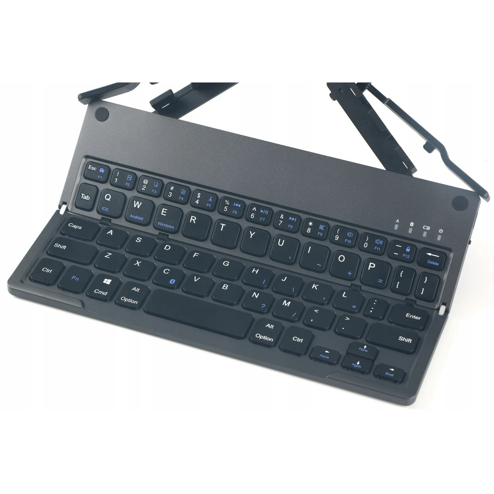 Mini Foldable Aluminum Bluetooth Keyboard for iPad Air Pro iPhone Android Phone