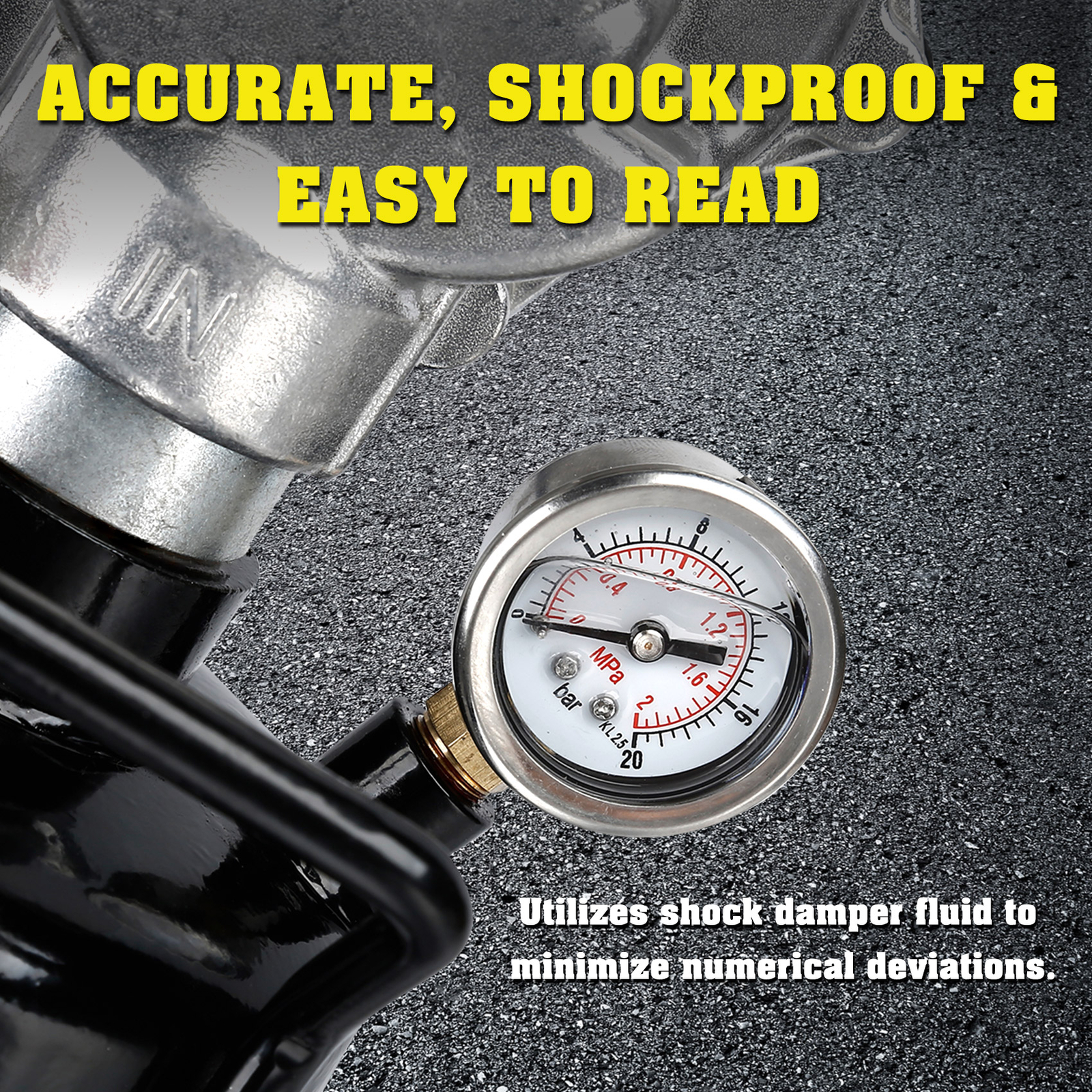 8L 2.1Gal Handheld Tire Bead Seater Air Blaster Tool Trigger Seating Inflator