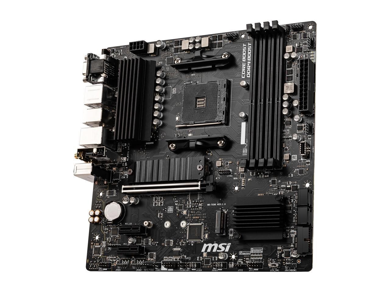 MSI B550M PRO-VDH WIFI AM4 AMD B550 SATA 6Gb/s USB 3.0 Micro ATX AMD Motherboard