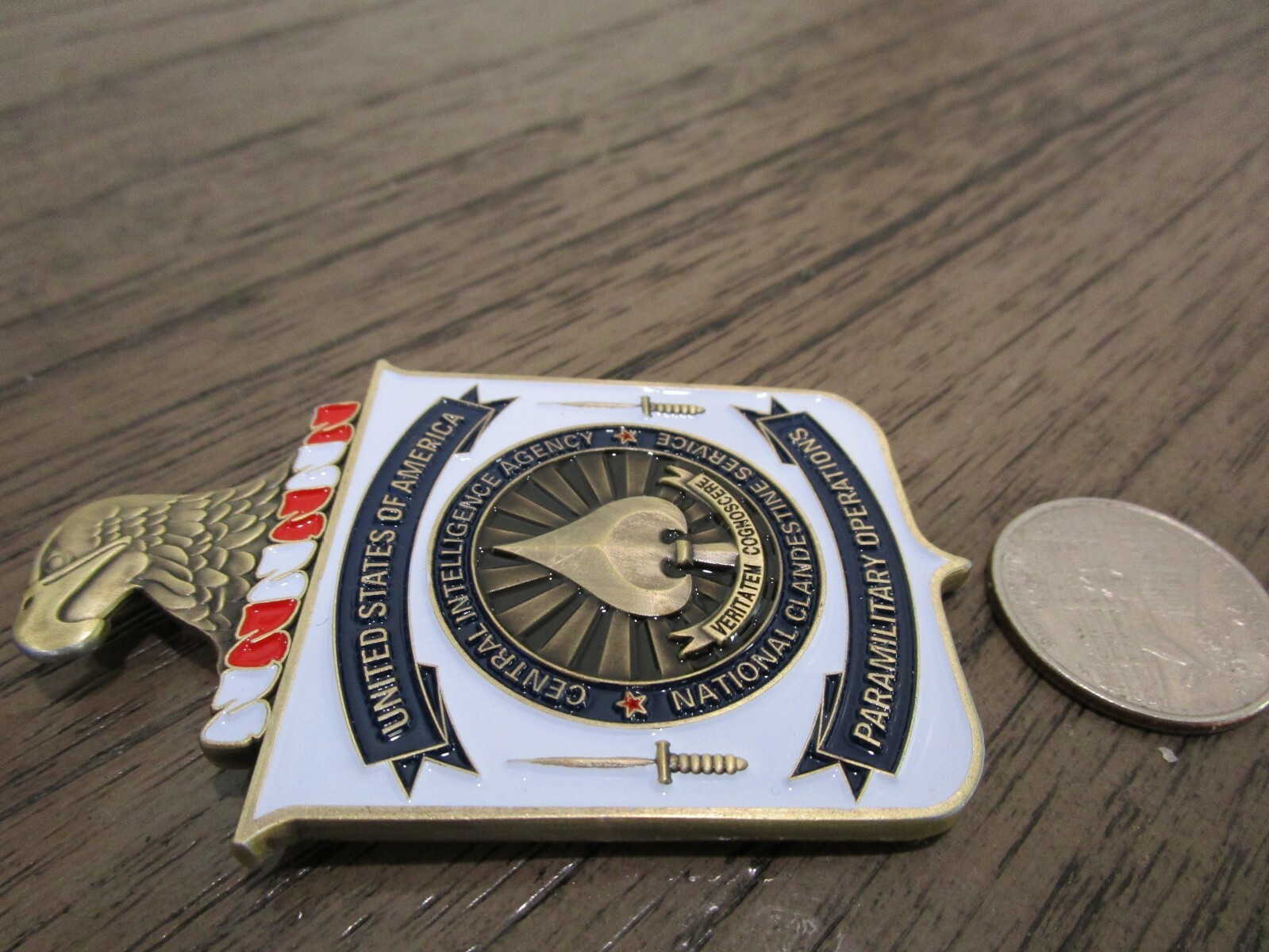 Central Intelligence Agency HUMINT Clandestine Paramilitary CIA Challenge Coin