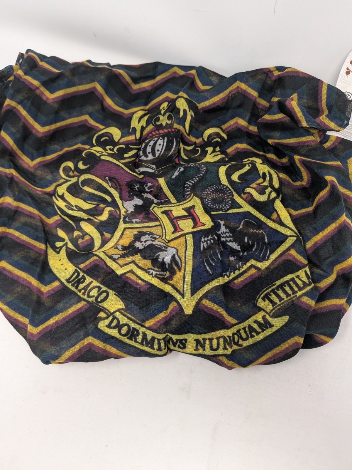 Official Harry Potter Hogwarts Lightweight Infinity Scarf Shawl Polyester