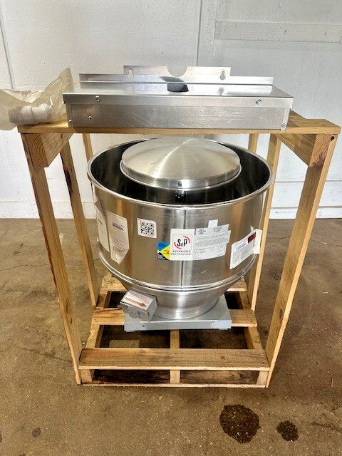 "S&P STXB10RHUL" H.D COMMERCIAL 115V,1PH VENTILATION ROOFTOP EXHAUST/UPBLAST FAN
