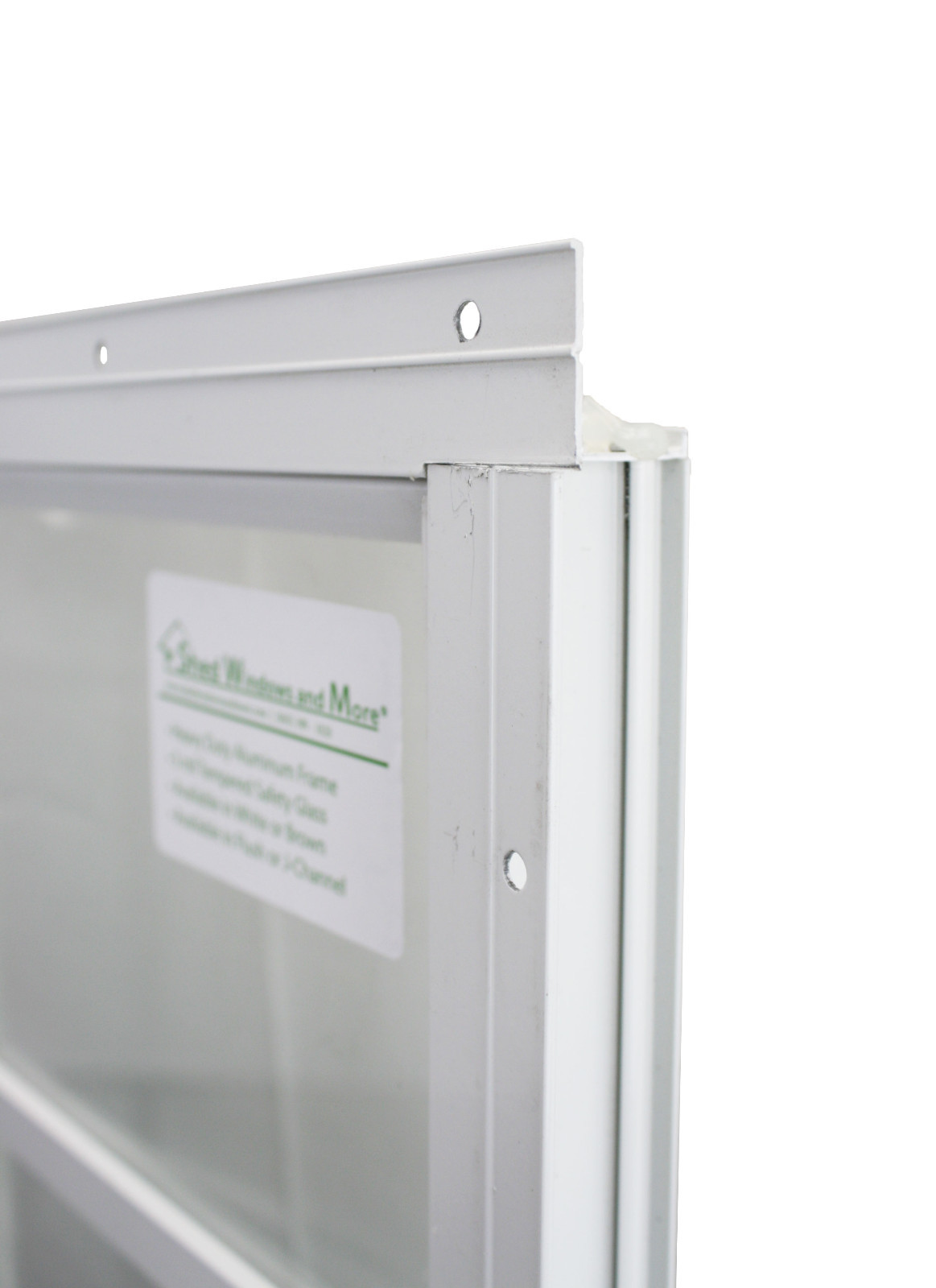 18 x 36 Shed Window TEMPERED GLASS White Flush Playhouse Garage animal shelters