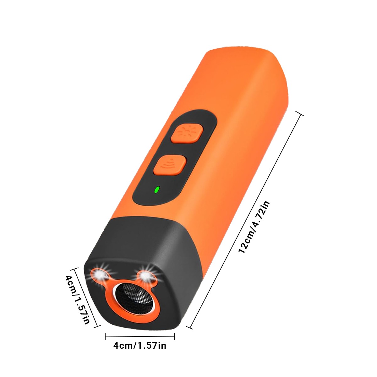 Handheld Ultrasonic Dog Training Anti-Barking Deterrent Silencer Flashlight 50Ft