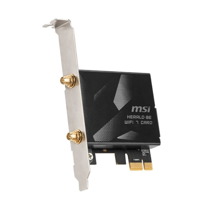 MSI HERALD-BE Wi-Fi 7 MAX Wireless bluetooth 5.4 QCNCM865 for AMD & Intel