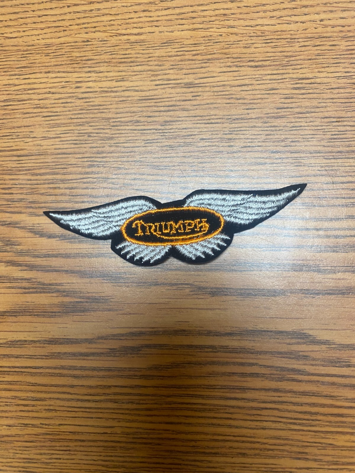 Triumph Motorcycles Wings Patch 3.77" long X 1" Wide