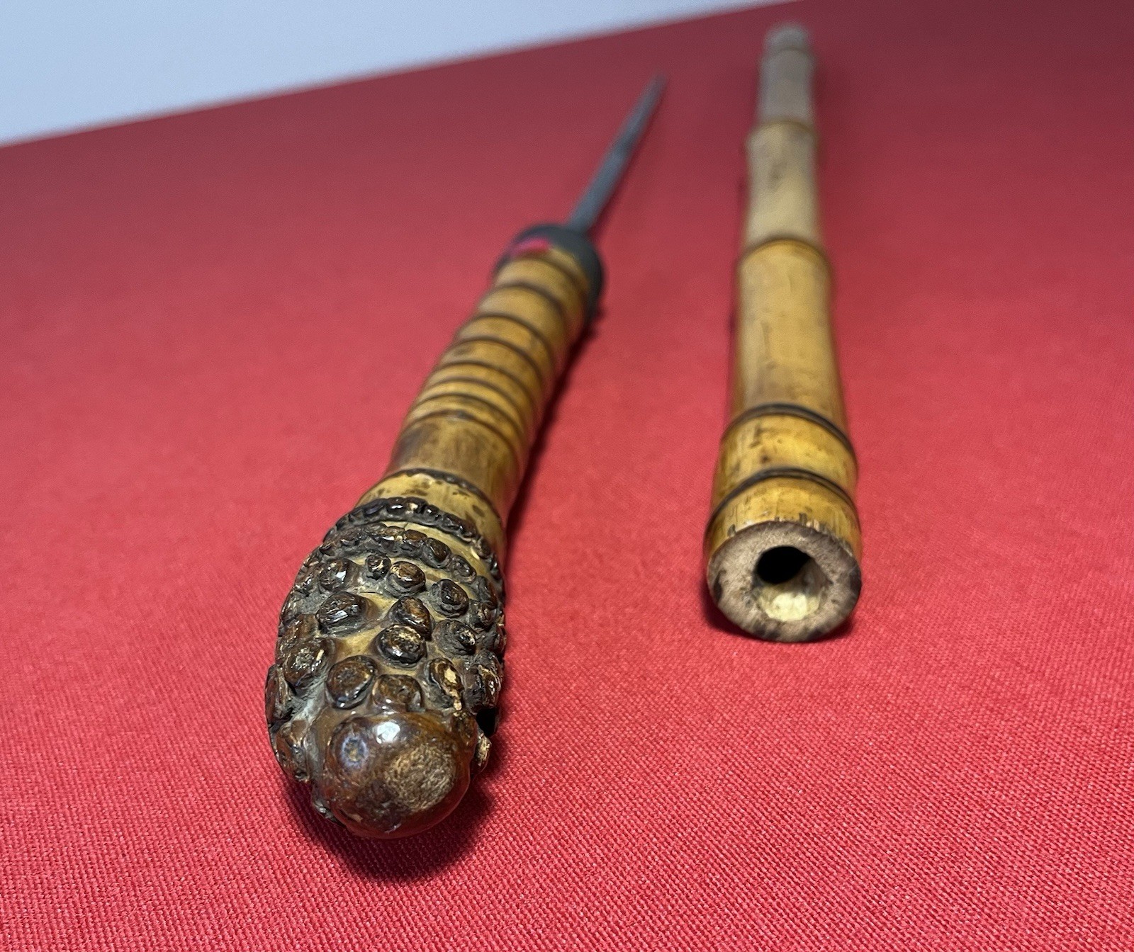 Original 19th Century Bamboo Sword / Swordstick - Swagger Stick