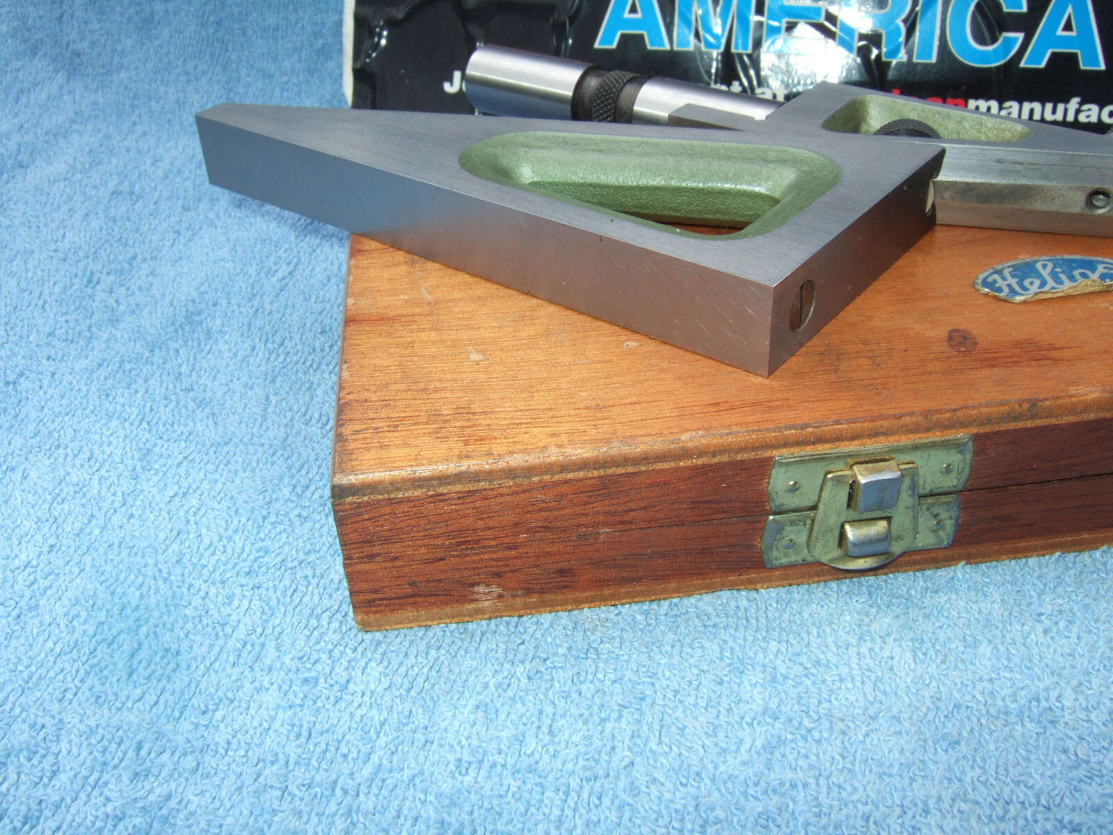 HELIOS GERMAN MADE PLANER GAGE W/CASE MACHINIST TOOLMAKER No.4 MANY MORE US HERE