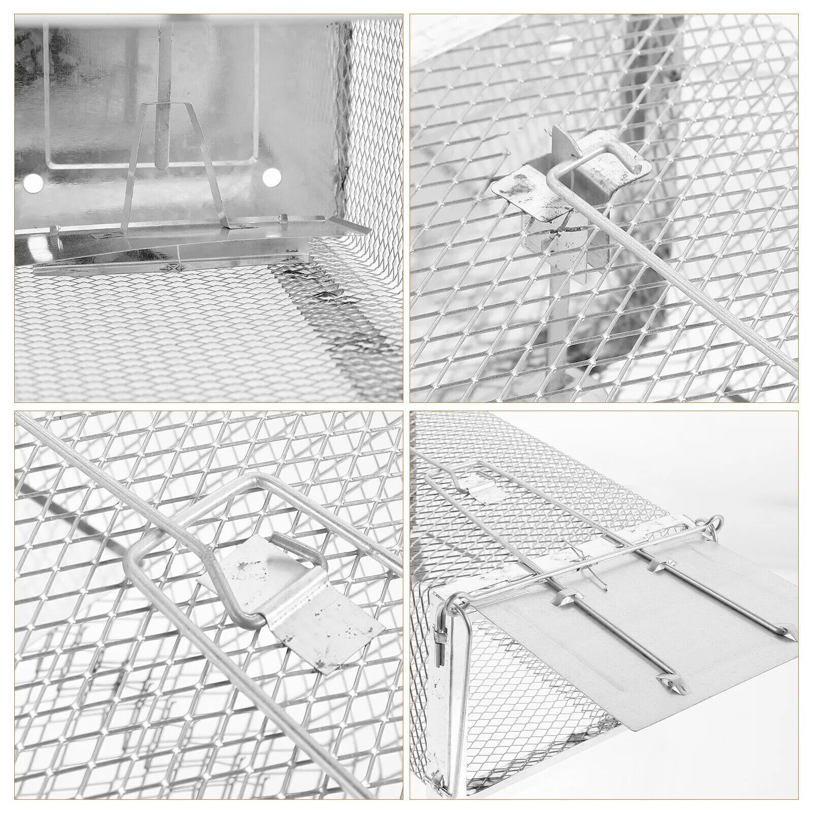 Live Animal Trap Cage Catch and Release Mice Rats Squirrels Small Animals US