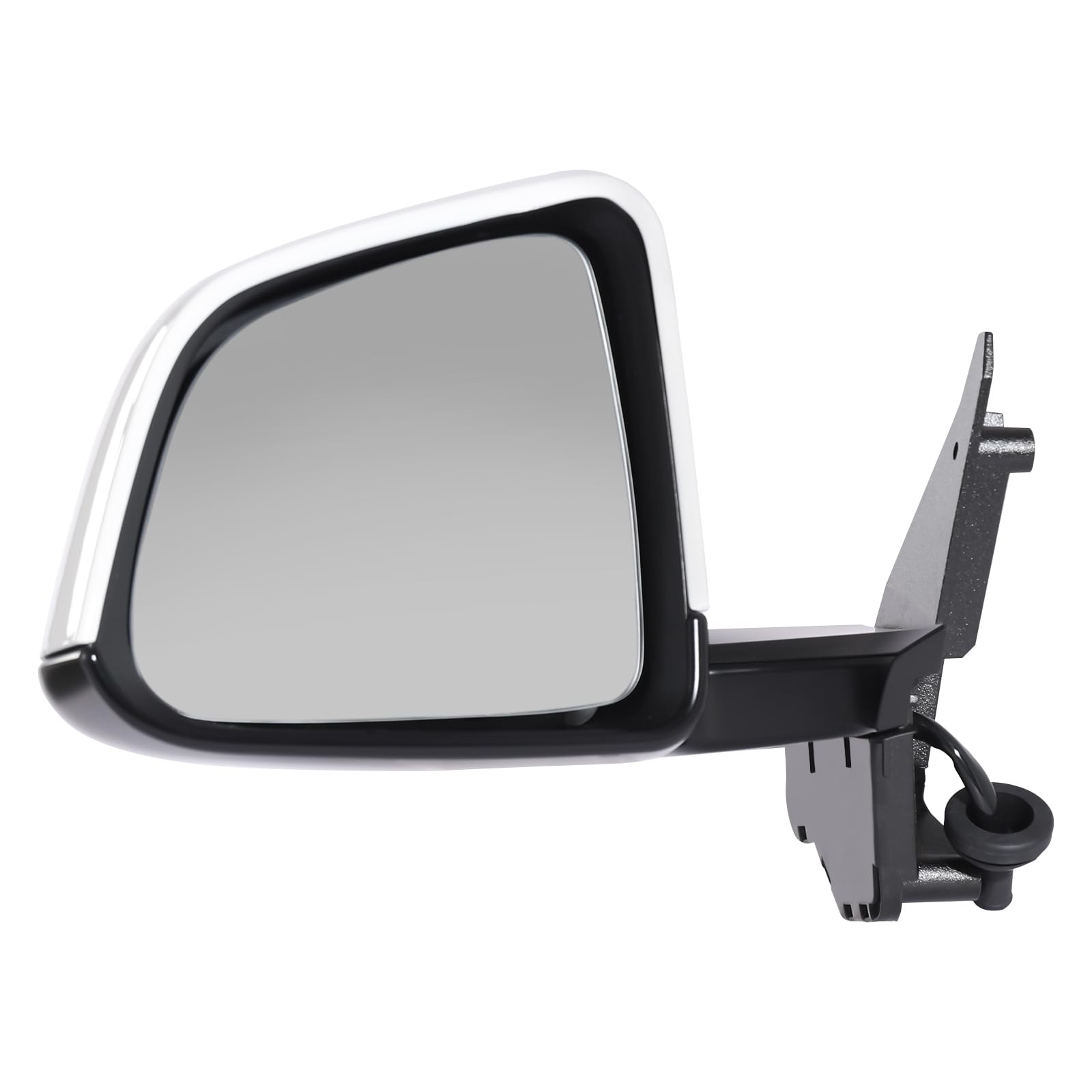 Left Side Rearview Mirror for Tesla Model White Power Folding Heated Driver Side