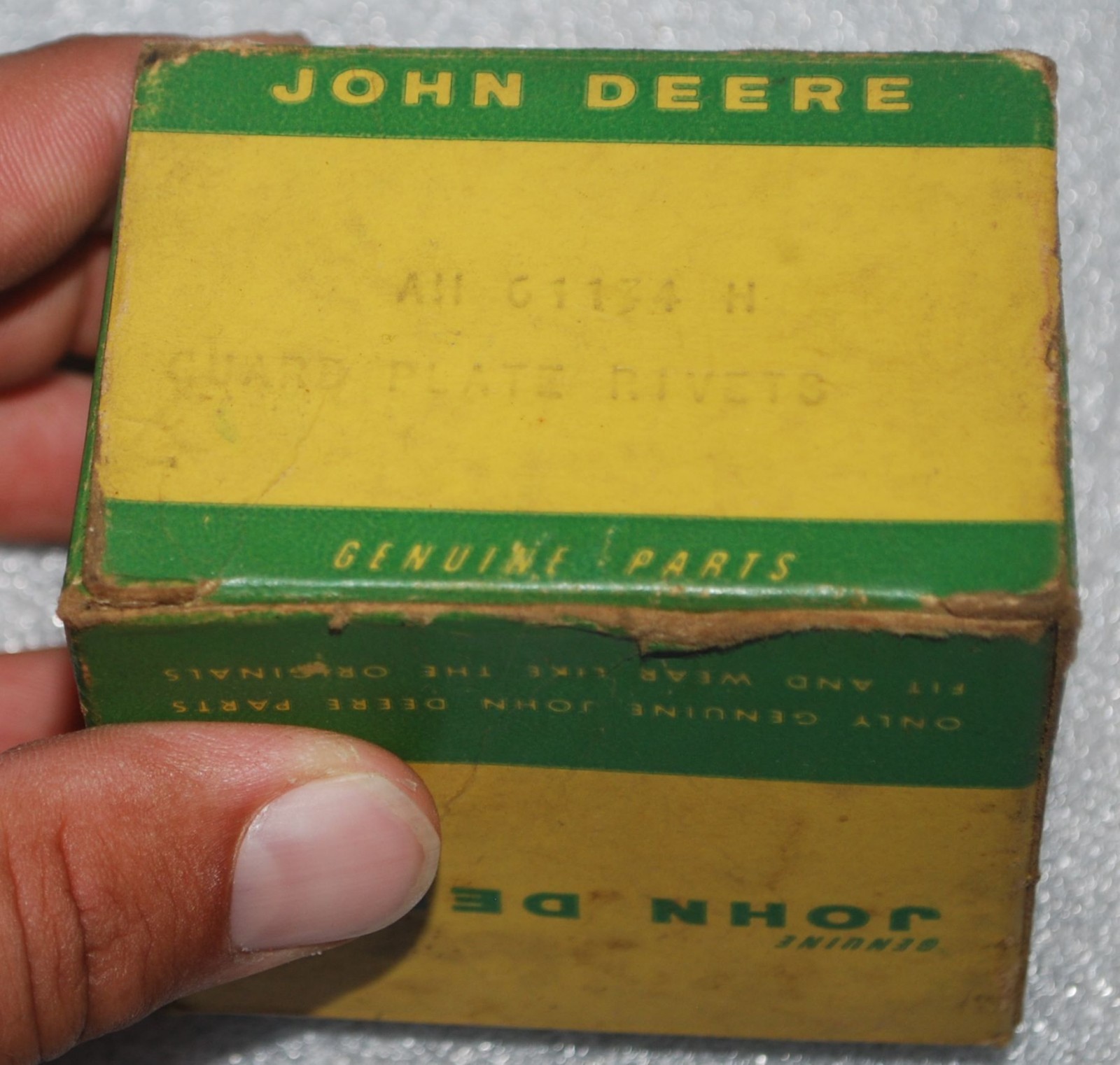 John Deere Parts In Box No AH61344H Guard Plate Rivets