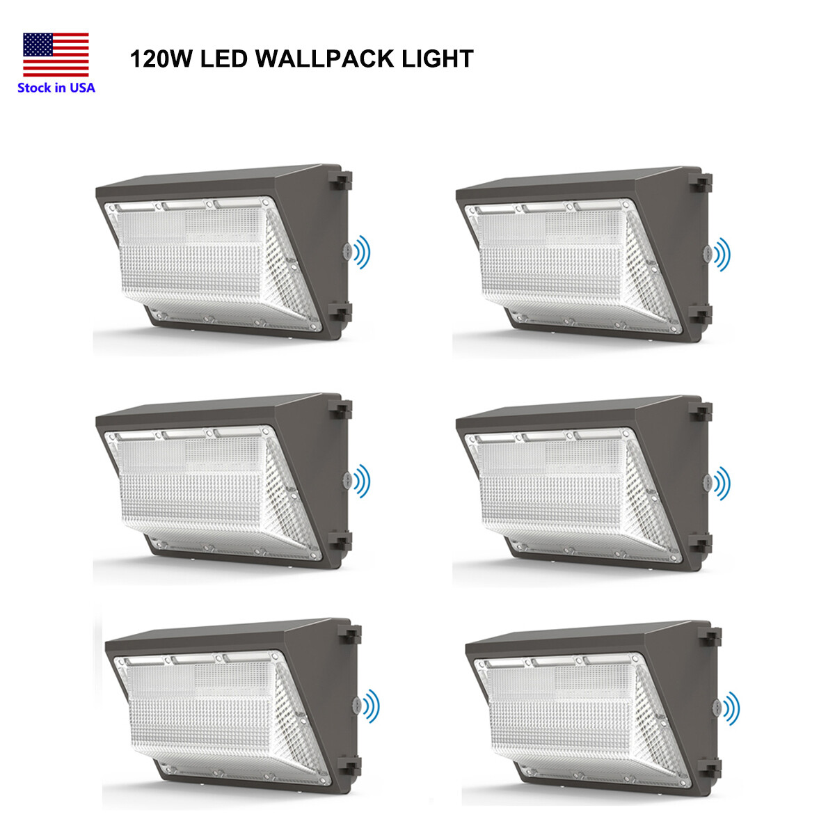 120W LED Wall Pack Lights Outdoor Security Commercial and Industrial Wall Pack