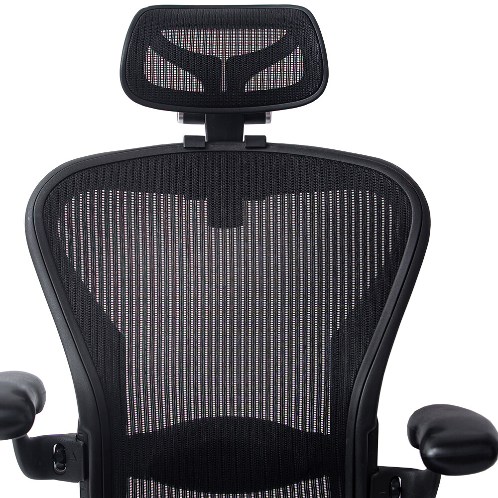 Headrest for Herman Miller classic and remastered Aeron office Chair Graphite