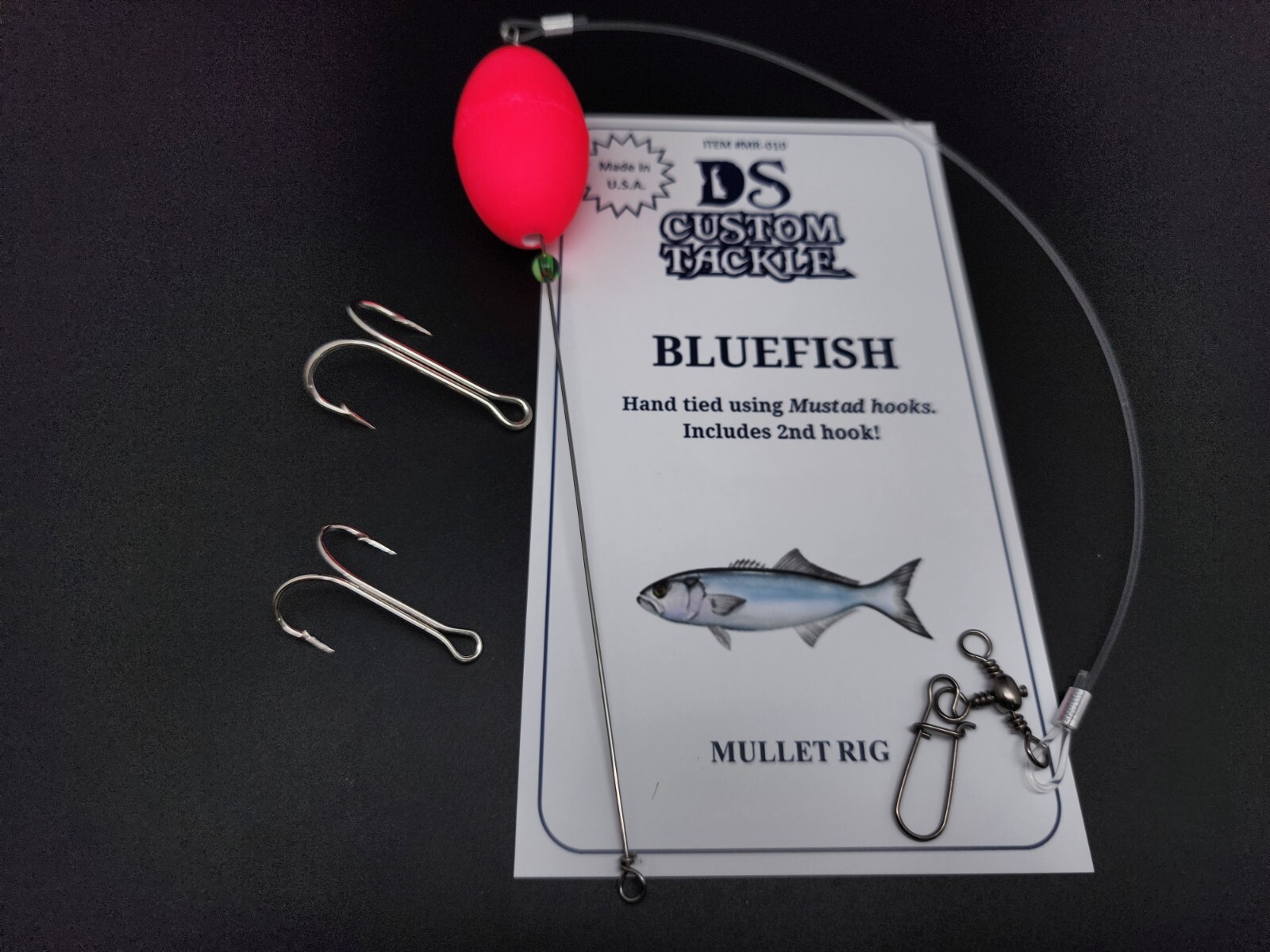 Mullet Rig wire rig for finger mullet snook bluefish striped bass