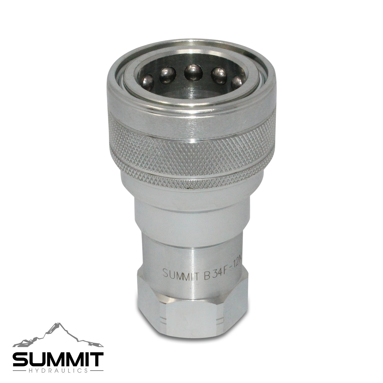 3/4" NPT ISO 7241-B Quick Disconnect Hydraulic Coupling / Coupler Set