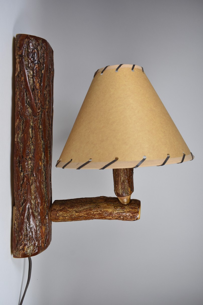 Old Hickory Shelbyville Style Wall Sconce Light Lamp Adirondack Cabin Rustic