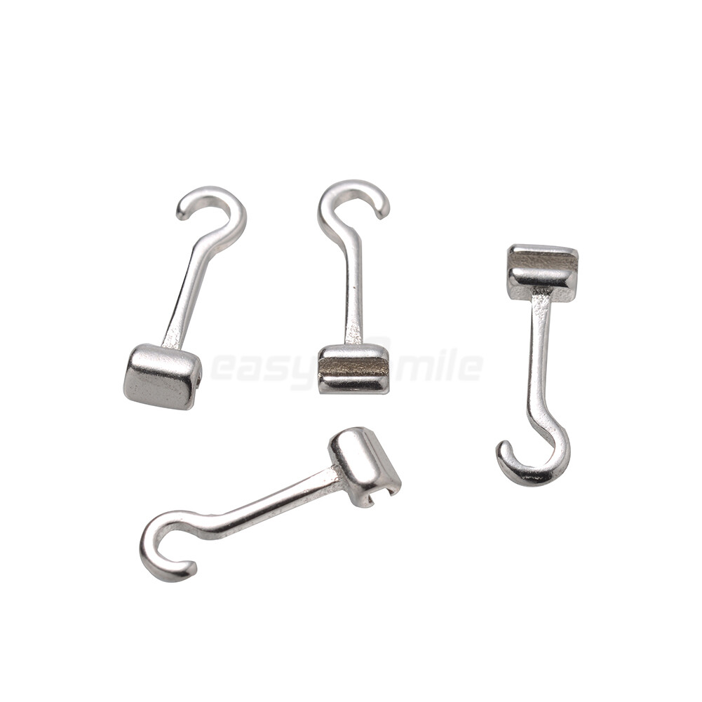10X Dental Orthodontic Crimpable Hook sliding right/left/long/left for bracket