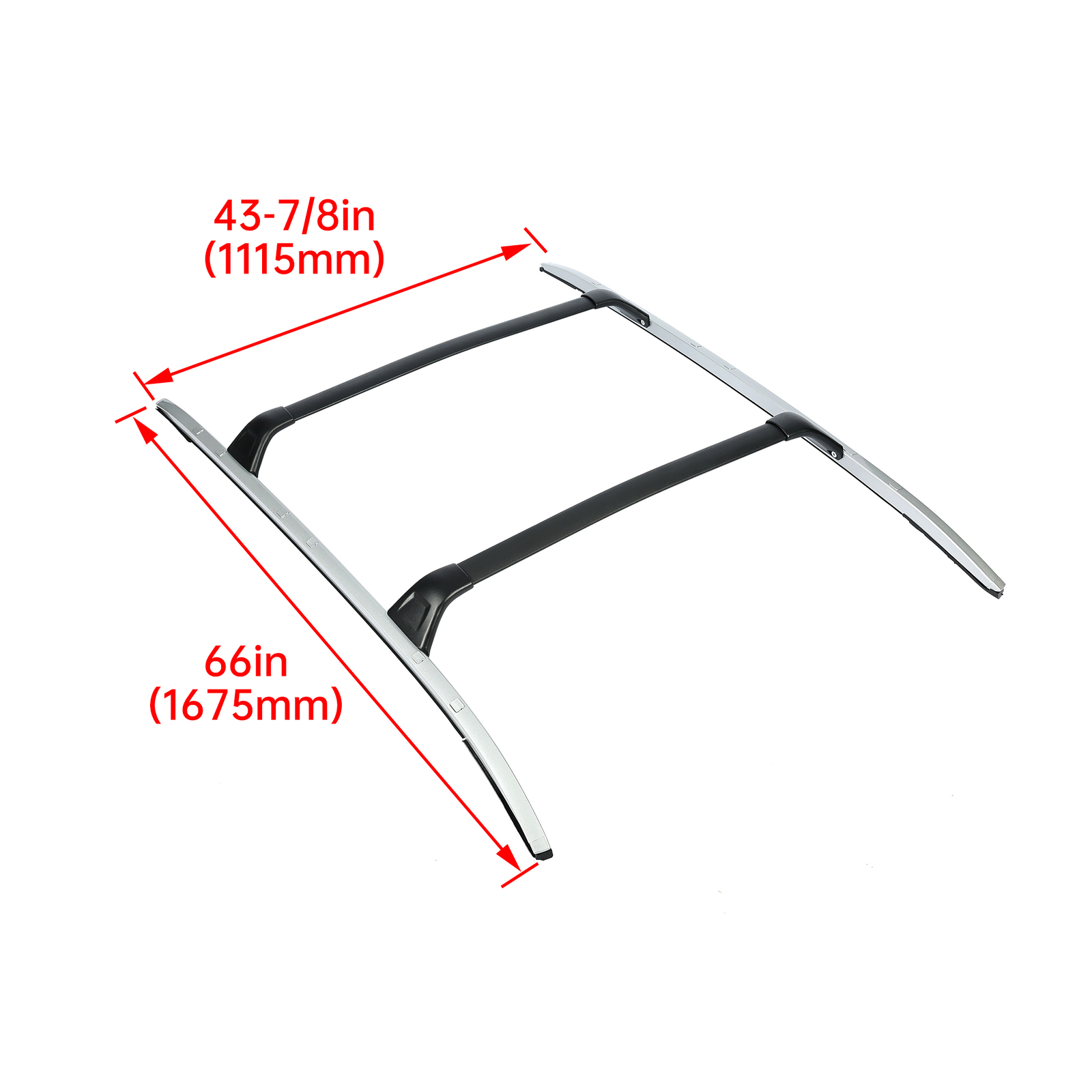 4Pcs For Mazda CX-5 CX5 2017-2024 2022 Roof Rail Rack Carrier Cross Bar Crossbar