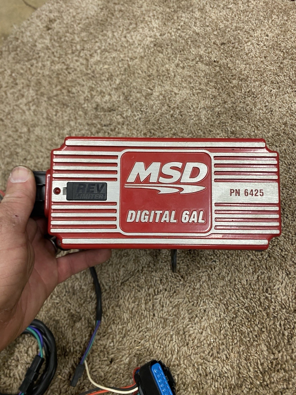 MSD Ignition Digital 6AL Box 6425 Fender Well Bracket Great Condition Like New