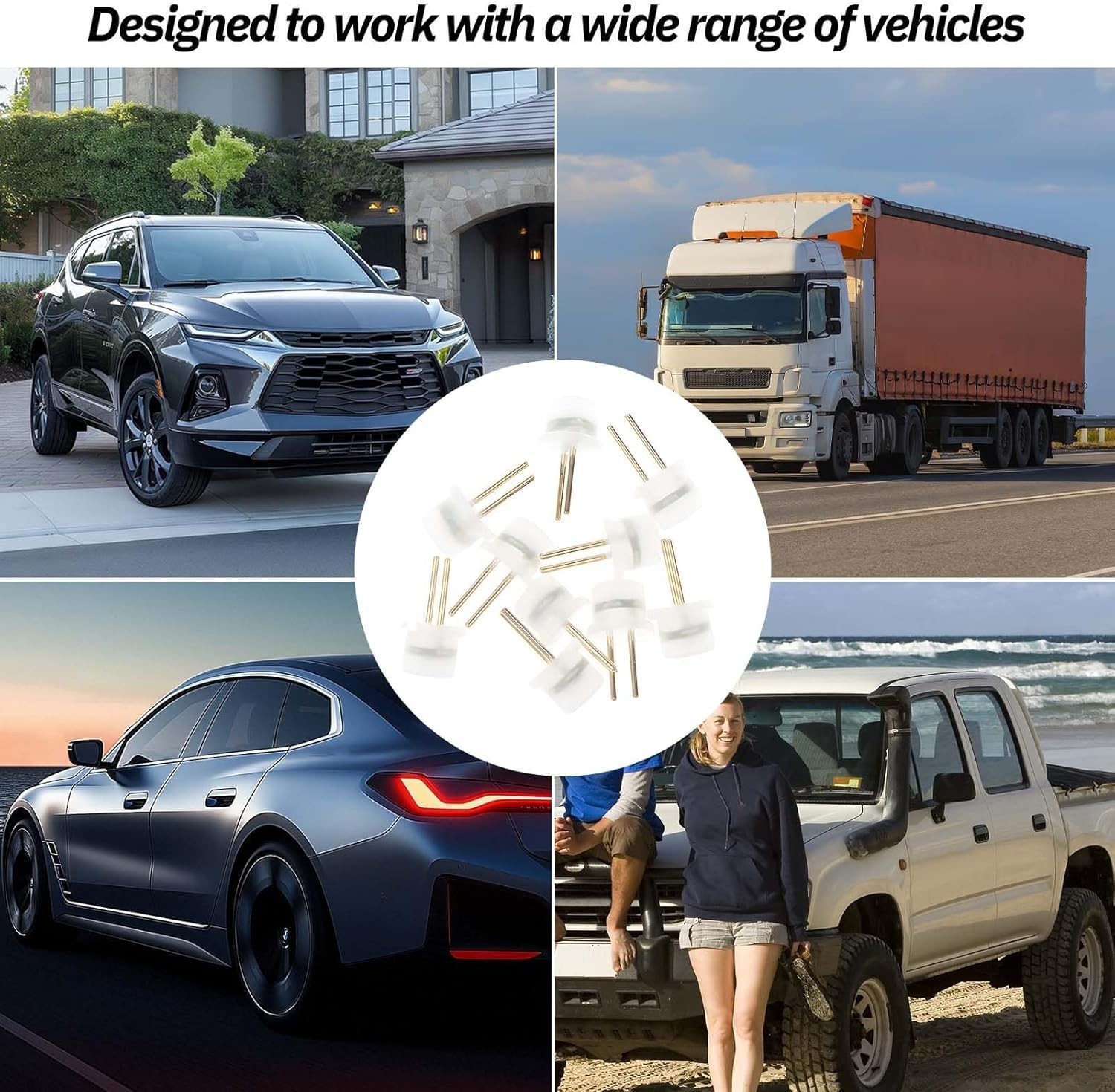 Car SRS Airbag Simulator Tester 2 Ohm Resistor Fault Light Reset Tool Universal