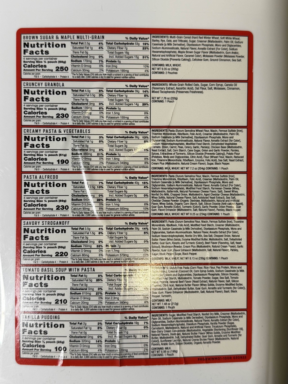 ReadyWise Emergency Food Supply 100Serving Bucket | 25 Year Shelf Life 05/25/22