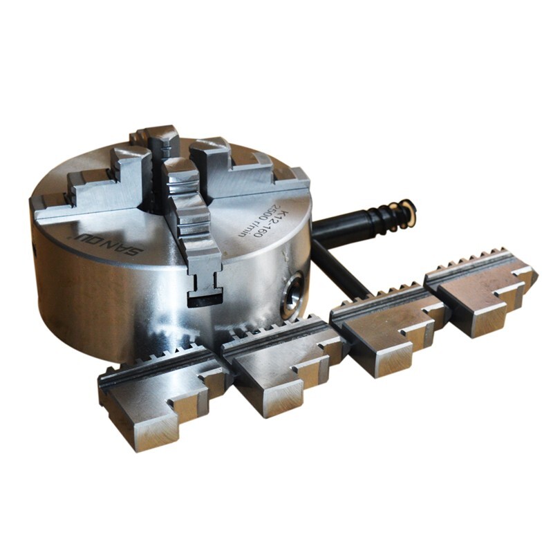 K12-160 Lathe Chuck 4 Jaw Self-centering for Milling Machine Lathe Accessories