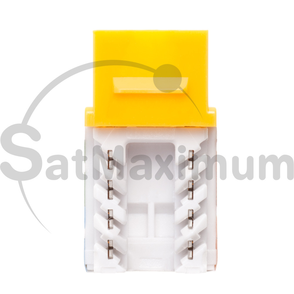 Keystone Jacks Cat5e Cat5 Cat6 Punch Down Jack 45 Degree Network Connector LOT