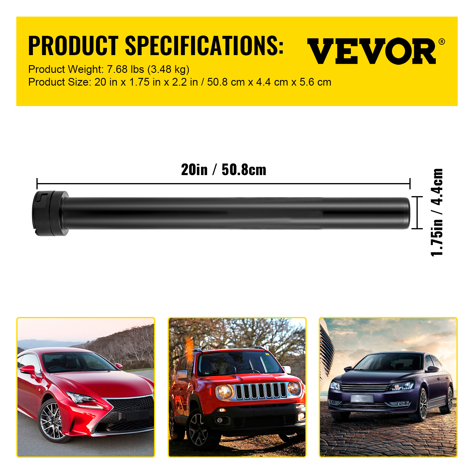 13pc Inner Tie Rod Removal Installation Tool Set with 12 SAE & Metric Adaptors