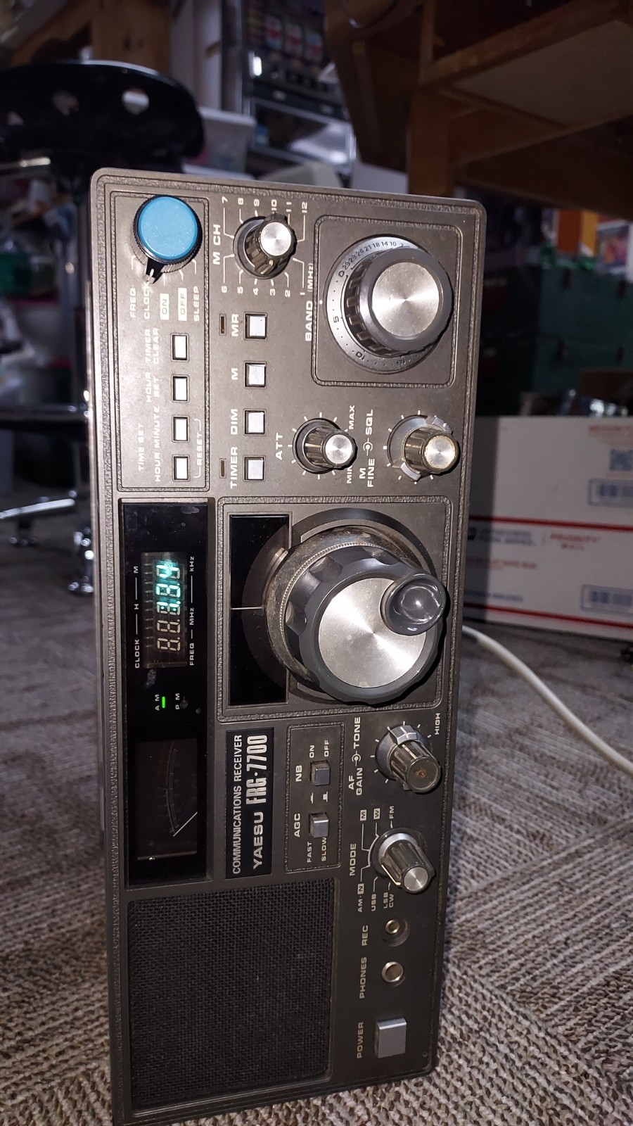 Yaesu FRG-7700 HF Shortwave Receiver SWL Ham Radio Communications Receiver