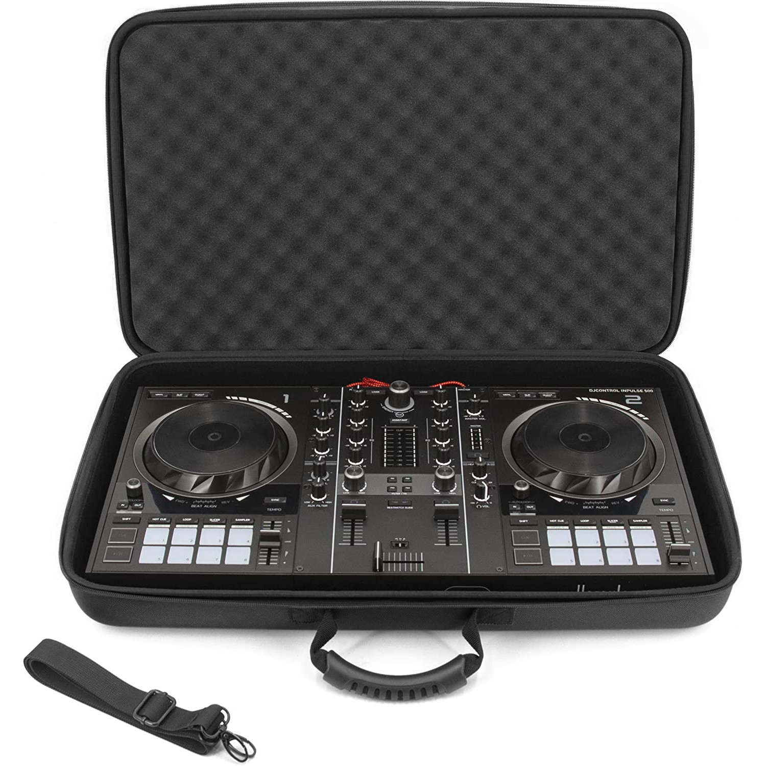 CM Hard Case for Hercules DJControl Inpulse 500 DJ Controller Travel Case Only