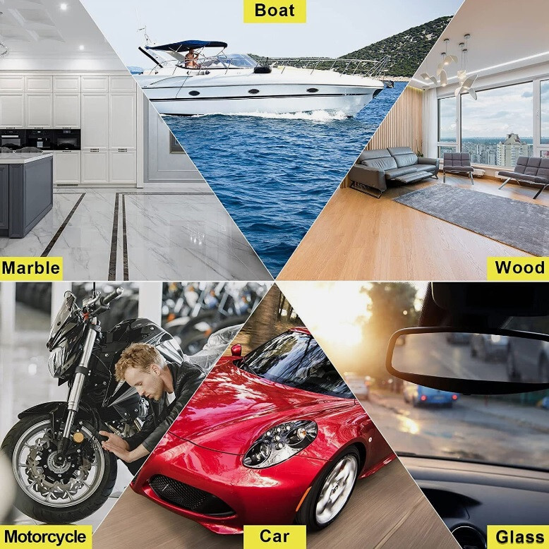 Premium Single Sided Wool Buffing Pad for Automotive Polishing 8 inches