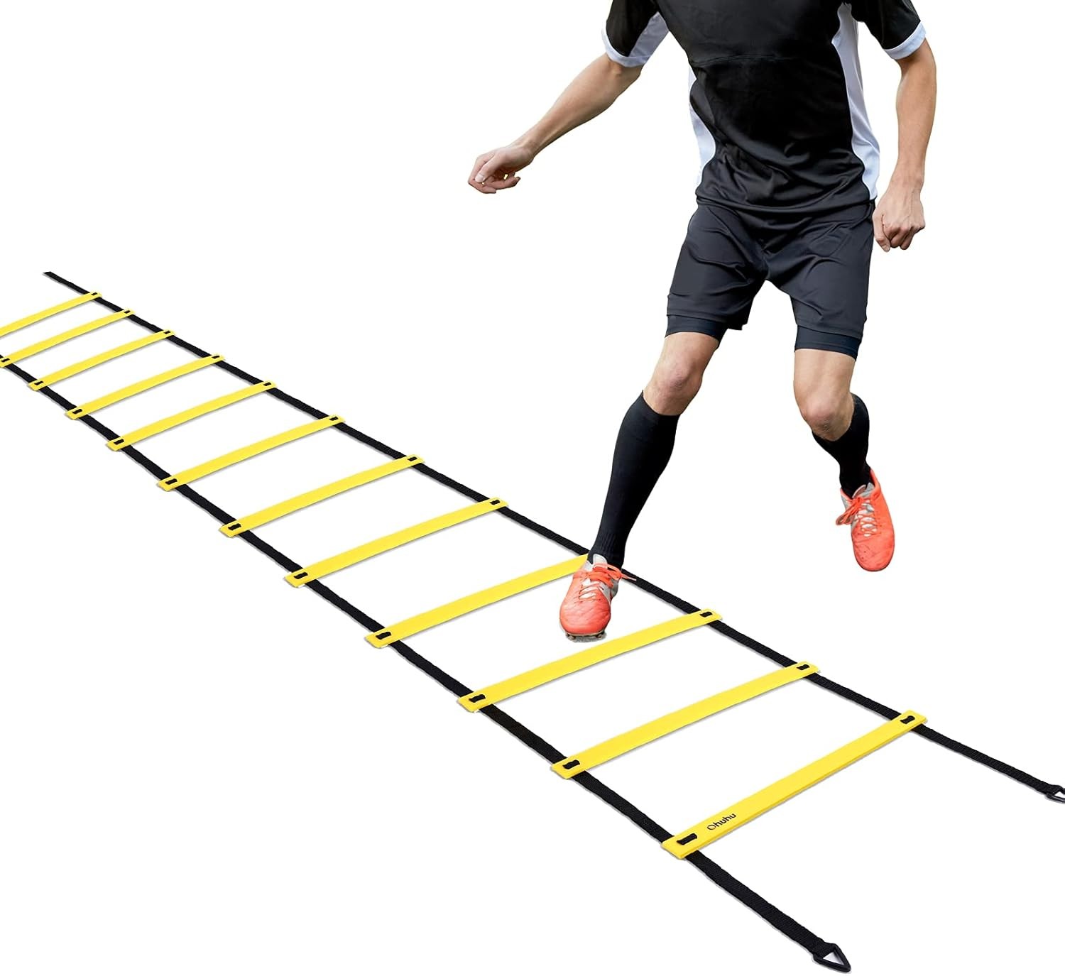 20 Rungs Ultimate Agility Ladder Speed Training Equipment Fit Soccer Football