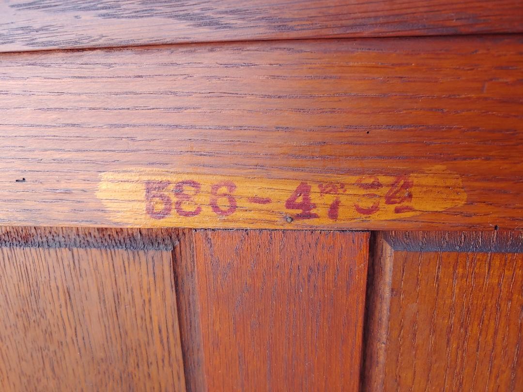 KILLER 48 X 48 MINTY STICKLEY BROTHERS 2 DOOR BOOKCASE W/ 3 SHELVES...