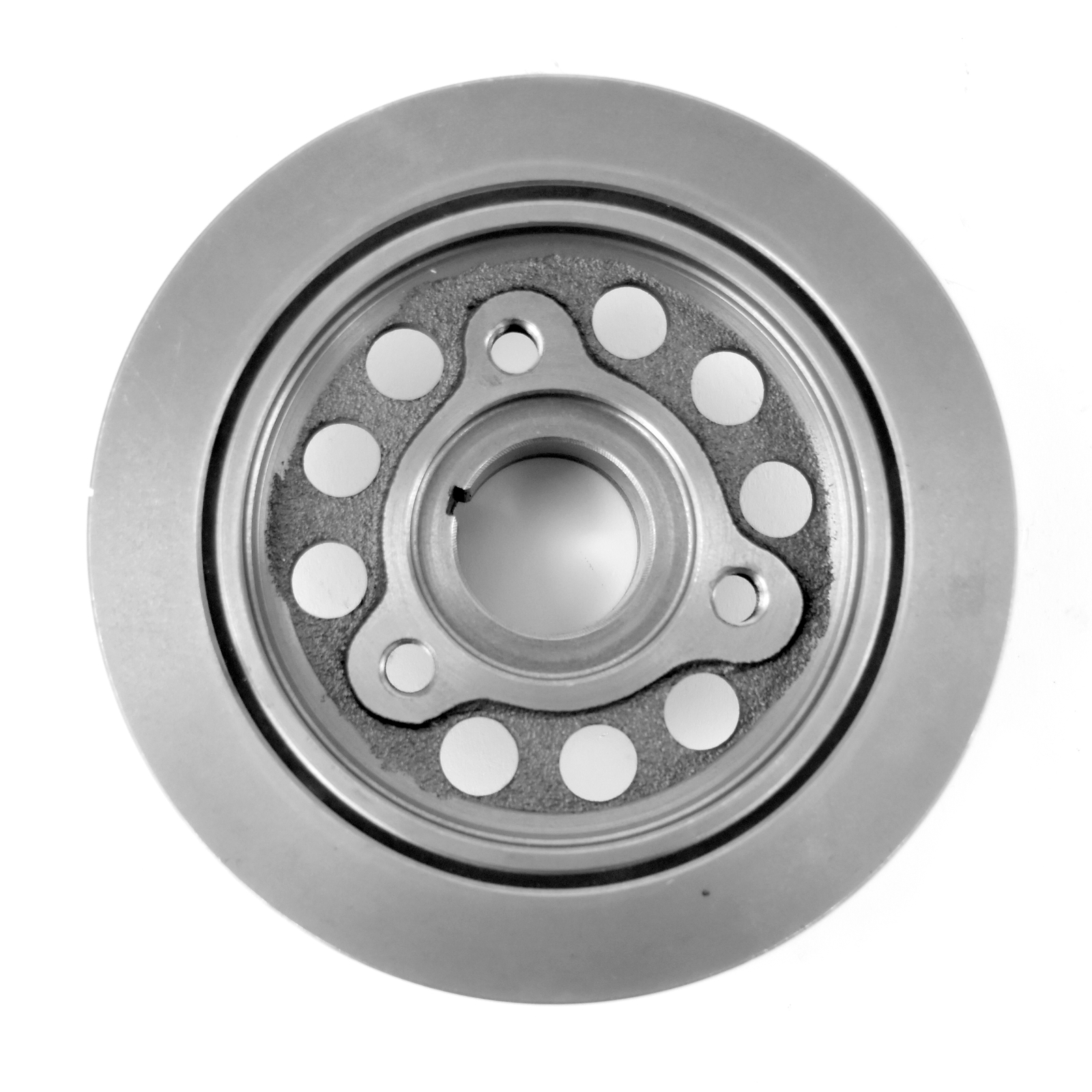 65-68 Mustang Crankshaft Damper Harmonic Balancer, 170/200, 3 Bolt Hub, Single V