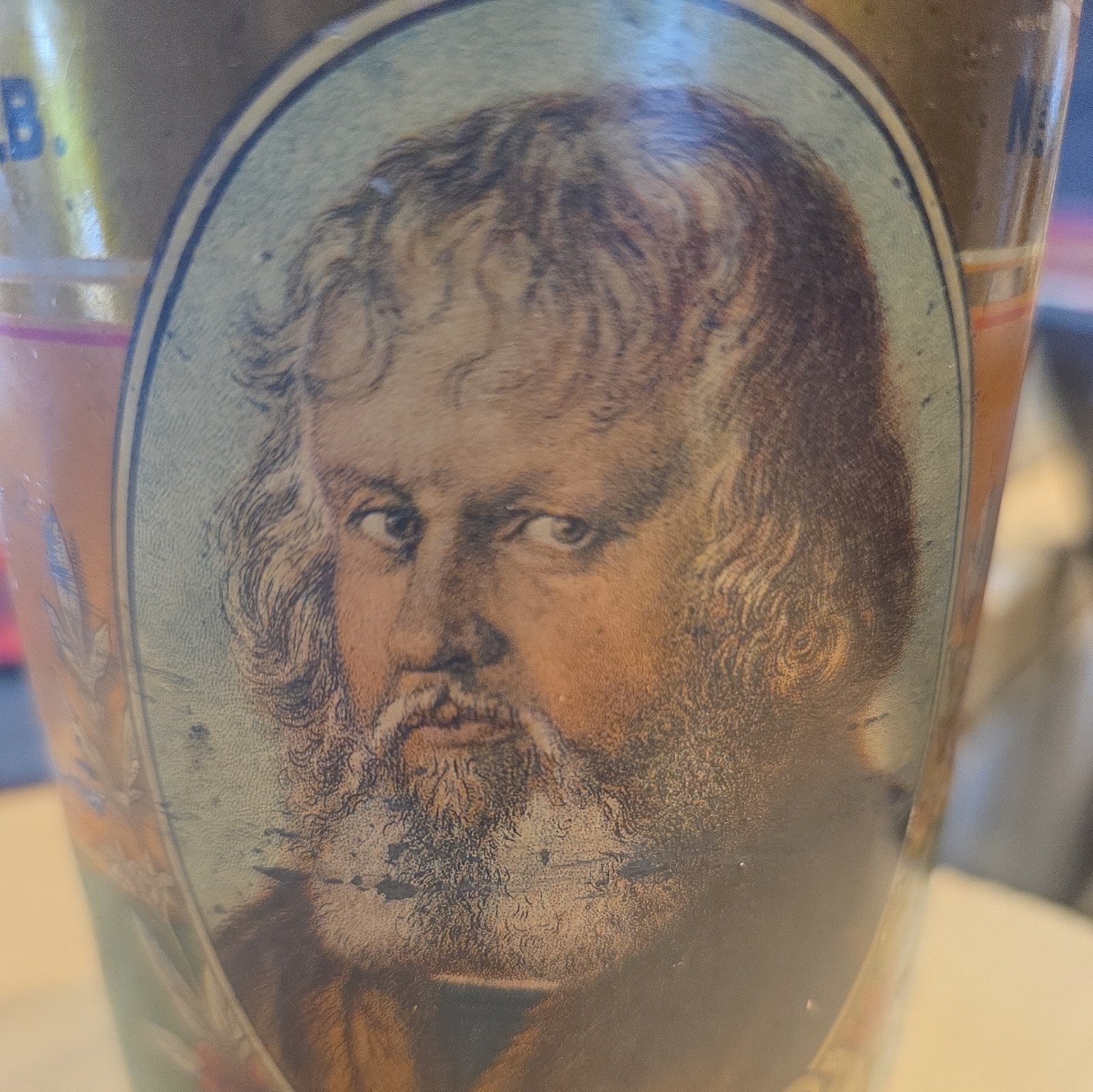 VINTAGE OLD MASTER BRAND COFFEE TIN ADVERTISING COLLECTIBLE GRAPHICS 463-U