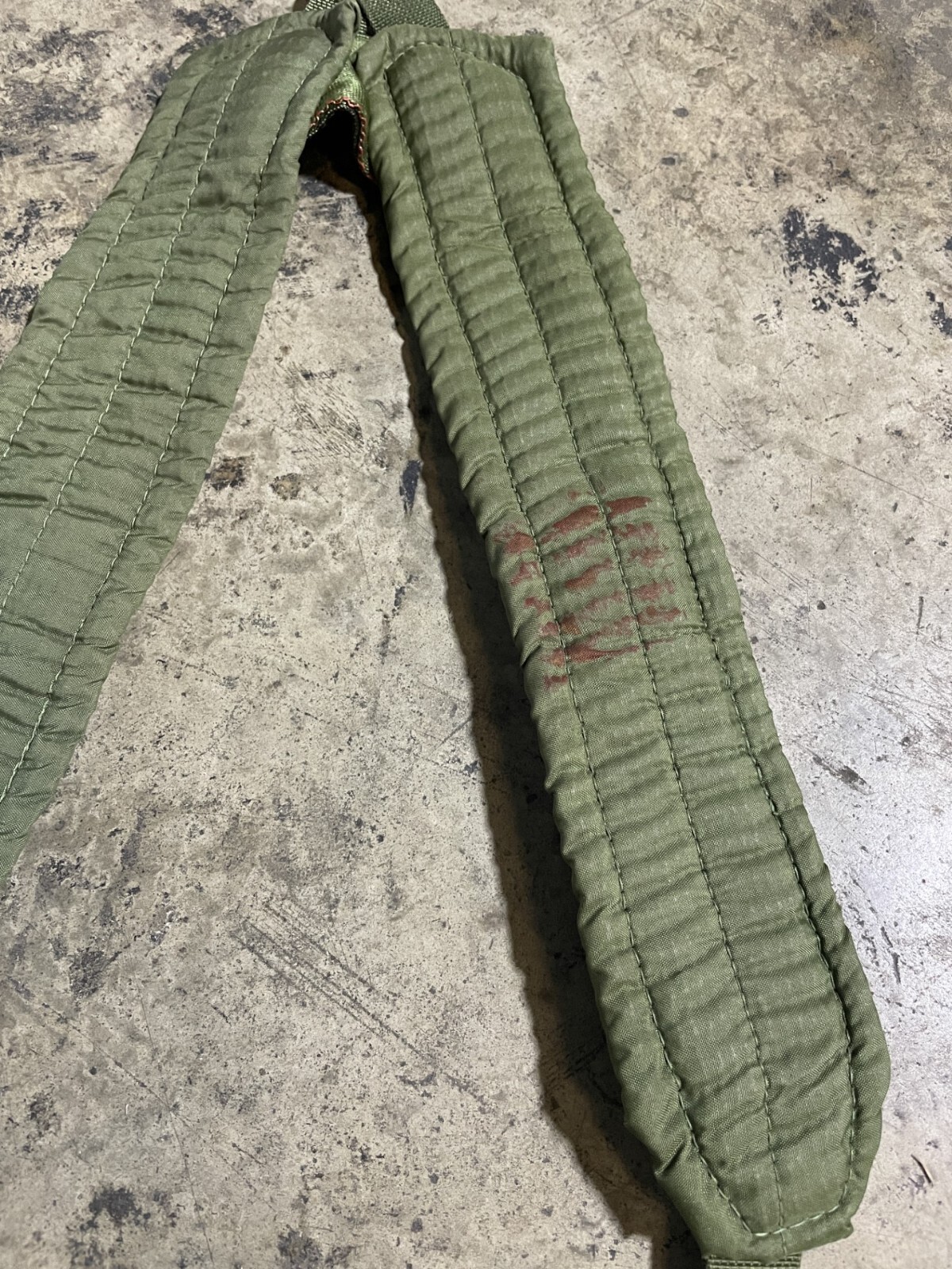 Original U.S Army OD Webbing System LBE Suspenders Pistol Belt LC-2 Military Med