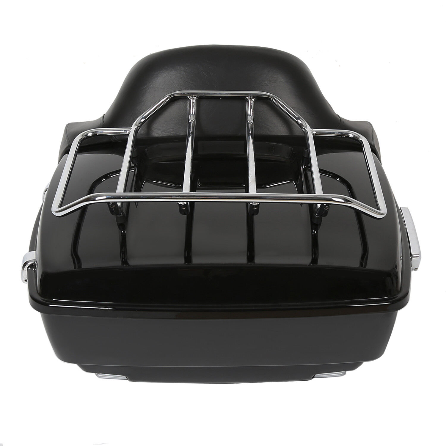 Black King Tour Pack Trunk Rack For Harley Davidson Street Road Glide 2014-25