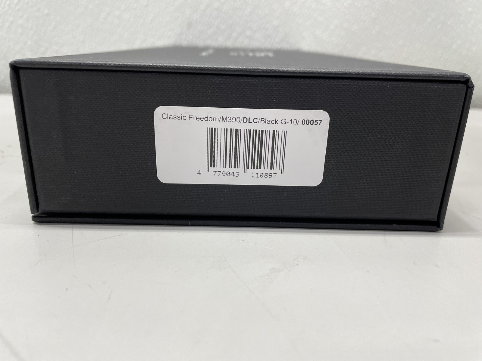 TRC Classic Freedom Black M390 Blade Black Canvas Micarta Knife 00057