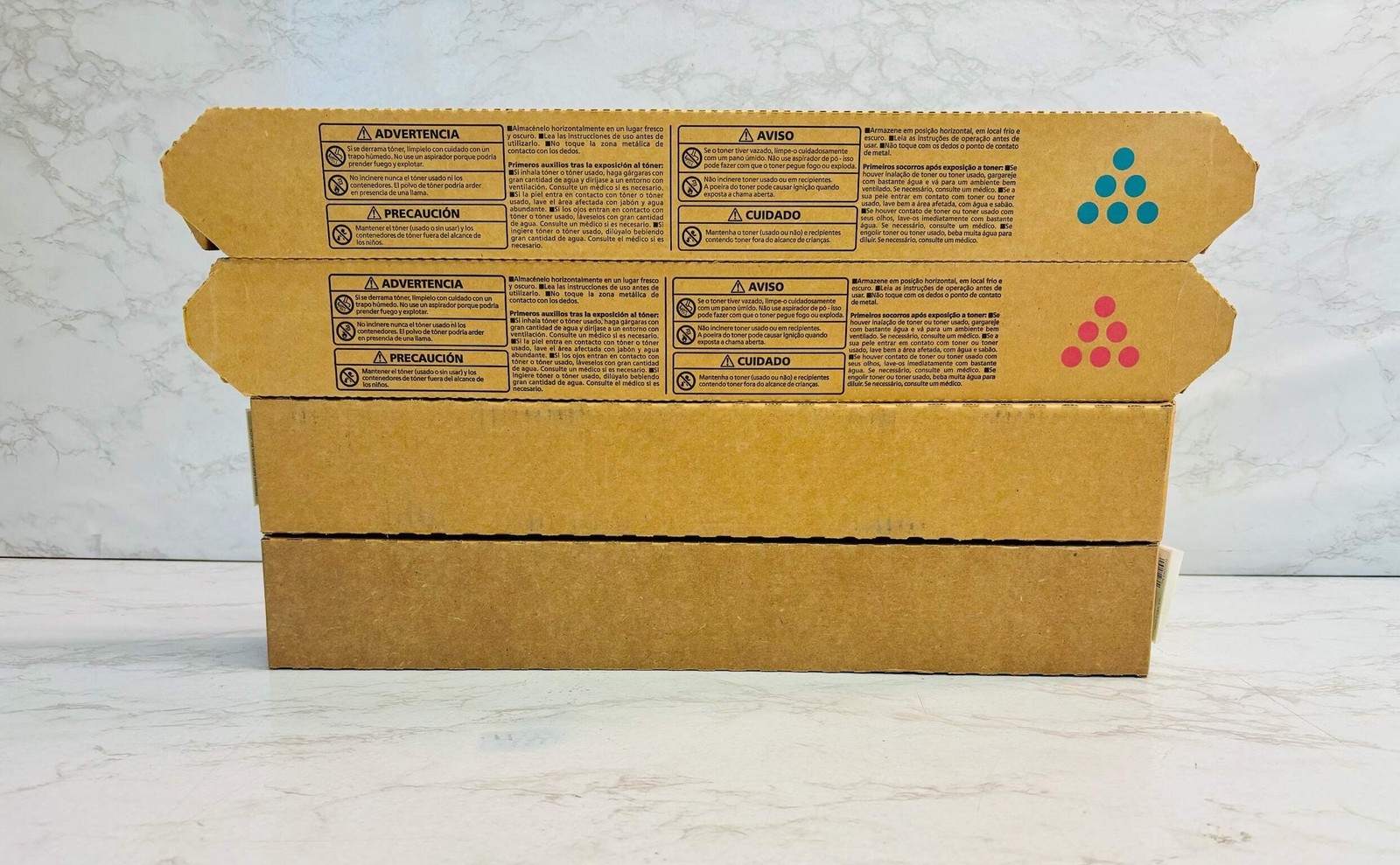 4 Genuine Ricoh MPC3503,C3003,C3504 CMYK Toners 841813, 841814, 841815, 841816