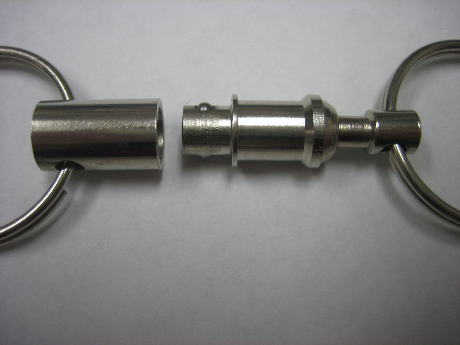 Lot 4 Detachable Pull Apart Quick Release Keychain Key Rings/ US Free Shipping